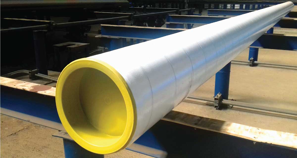 Pipes with polypropylene coating