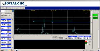 Screenshot of UT screens: The UT screen is the central tool to control all parameters