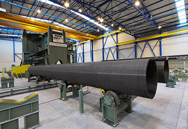 New JCOE® large-diameter pipe mill <br><br>